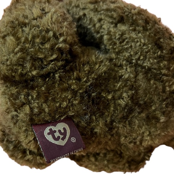 Vintage 1993 TY Patriotic Red White Blue Americana Flag Hat Jointed Teddy Bear - Picture 5 of 9